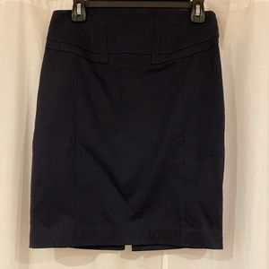 Express size 6 navy blue pencil skirt